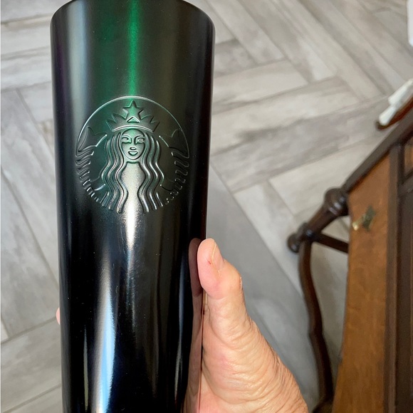 NWOT Starbucks SS green black gradient cold beverage tumbler 2020 - Picture 7 of 13